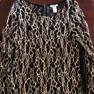 Lace long sleeve top